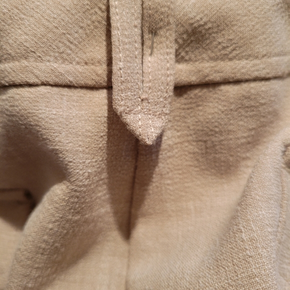 ST JOHN  COLLECTION  SZ16 TAN WIDE LEG SLACKS WITH FRONT POCKETS - Picture 13 of 13